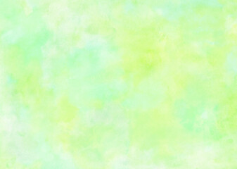 緑色水彩背景