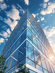 Obraz premium Generic modern building symbol of success.