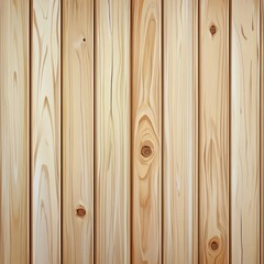 Fototapeta premium Light brown vertical wooden planks background texture.