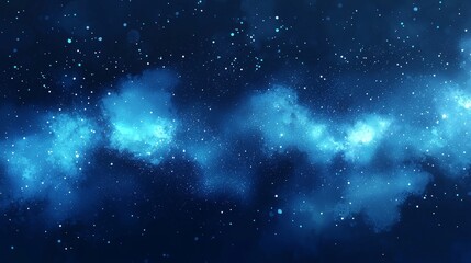 Obraz premium Elegant Dark Blue Gradient Background with Minimal Dark Blue Glow Effects