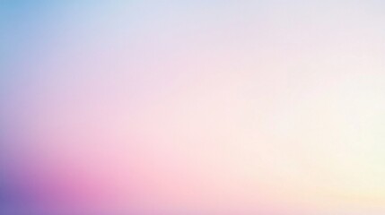 Obraz premium A breathtaking dusk unfolds as soft pastel colors beautifully merge in the sky, creating a serene atmosphere soothing the senses. The tranquil landscape below complements this magical moment