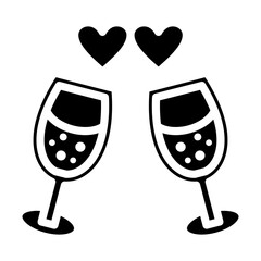 Cheers Vector Design Icon Style