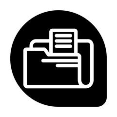 Folder Vector Design Icon Style
