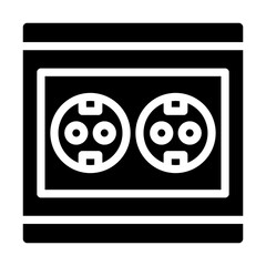 Socket Vector Design Icon Style