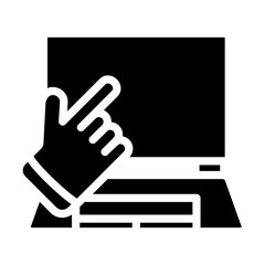 Touchscreen Vector Design Icon Style