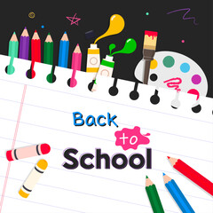 back to school. Back to school illustration design, event, discount, shopping, illustration design for children and students.
