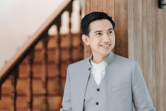 portrait of a young man in a suit