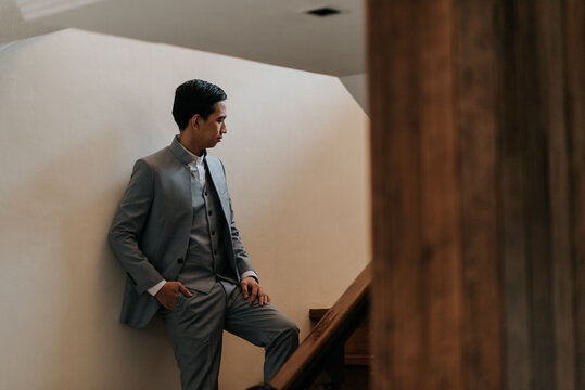 young man in a suit