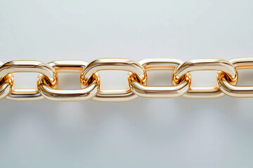 Obraz premium Shiny Gold Chain Close-Up Studio Setting Product Photography Luxurious Environment Macro View Jewelry Concept for SEO Impact