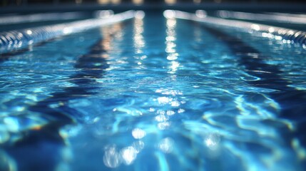 Obraz premium Sparkling Pool Water