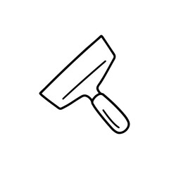 Minimal Flat Plastering Trowel