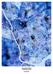 Yangon MyanmarCity Map
