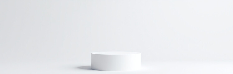 A White Background Features A Stylized Podium With Room For Multiple Winners To Be Displayed In A 3d Illustration.