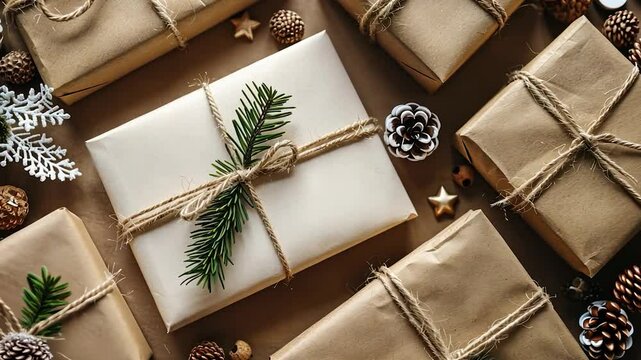 Rustic Christmas Gifts: A Festive Collection of Beautifully Wrapped Presents