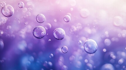 water drops on purple background