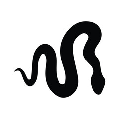Naklejka premium snake silhouette