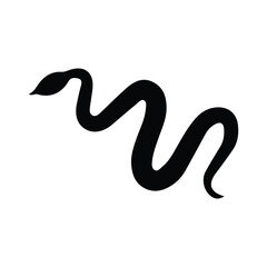 Obraz premium snake silhouette