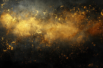 Gradient from black to gold background