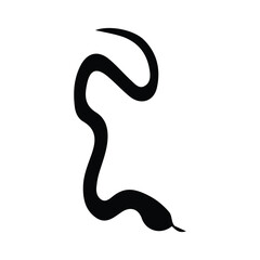 Obraz premium snake silhouette