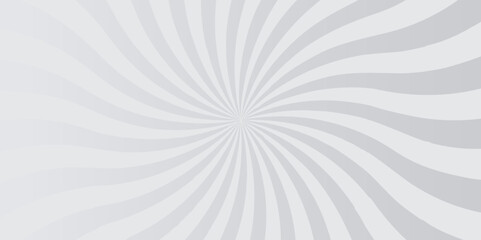 Abstract white and gray retro with sunburst pattern colorful design. Vintage sunrays illustration swirl grunge backdrop line. sun beam vector banner design and comic burst gradient concept pattern.	

