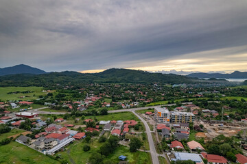 Panoramic view of Langkawi's urban sprawl