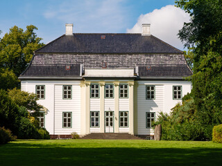 Augustiana Kunsthal, Art Gallery Hall, from art park, in Augustenborg, Als Island, Southern Denmark