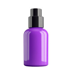 vibrant purple nail polish bottle with sleek black cap, perfect for beauty enthusiasts