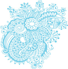 Beautiful Mandala Art and Vector Mandala Design Image.