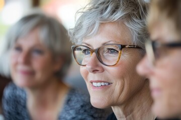 Lifelong friends catching up over coffee. Cropped shot of a group of senior female friends enjoying a lunch date