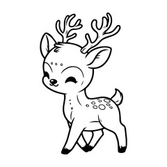 a illustration of deer