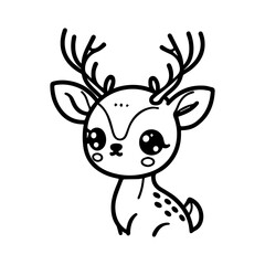 a illustration of deer