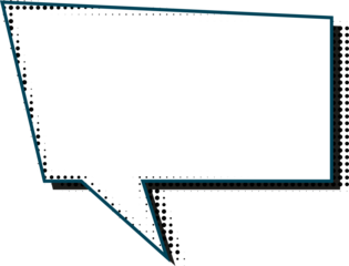 Speech Bubble Halfton