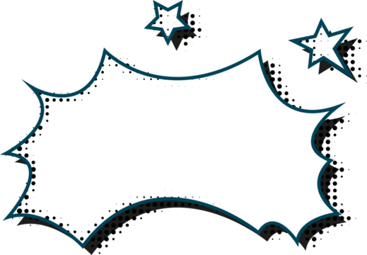 Comic Bubble Halfton