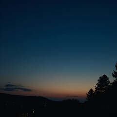 Fototapeta premium sunset in the mountains