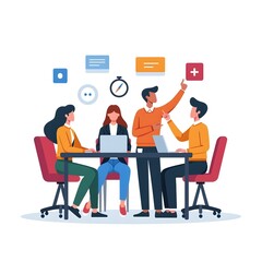 business people in a meeting