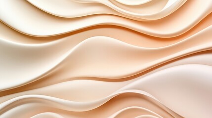 Obraz premium Business-friendly minimal background with geometric pastel folds and smooth gradient textures.
