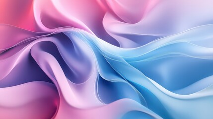 Obraz premium It has a clean, modern, pastel-toned background with soft folds and line striping details.