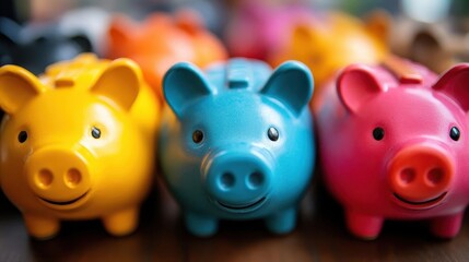 Obraz premium Savers using mutual funds as a method to grow their savings, Mutual Fund Savings, Balanced and diversified