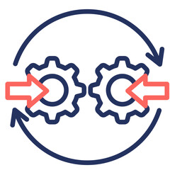Lean Management Icon