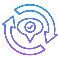 Fototapeta premium Feedback Loop Icon