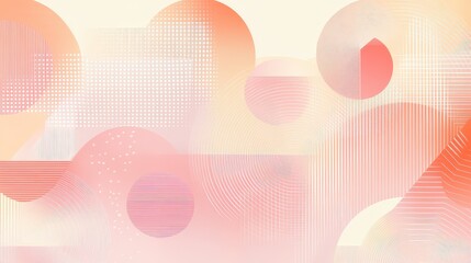 Elegant geometric angles with pastel gradient shading and fine stripe elements.