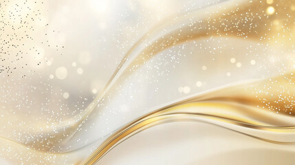 Elegant Gold and Cream Abstract Background Design