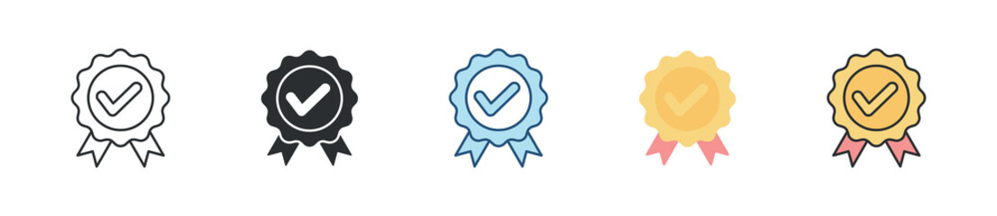 Validity Icon Set Multiple Style Collection