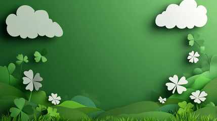 saint patrick's day, poster, powerpoint background, simple, decorations, pencil drawing