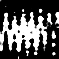 An abstract wavy transparent isolated black grunge texture overlay design element.