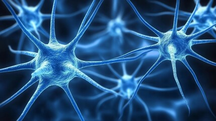 Brain Neurons: Neural Network Synapse Communication 