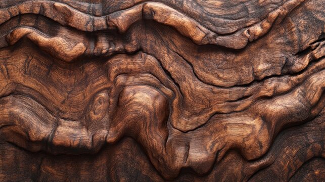 Textured Timber: Oud Sandalwood Grain Detail 