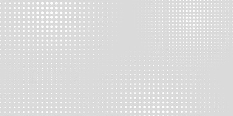 Dot white gray wave light technology texture background. Abstract big data digital concept. modern background grey dotted