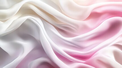 Obraz premium Soft, modern, pastel background with triangular folds, structured line stripes, and a gentle gradient, creating a futuristic yet elegant look.