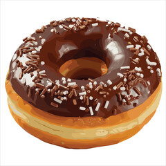doughnut dessert vector